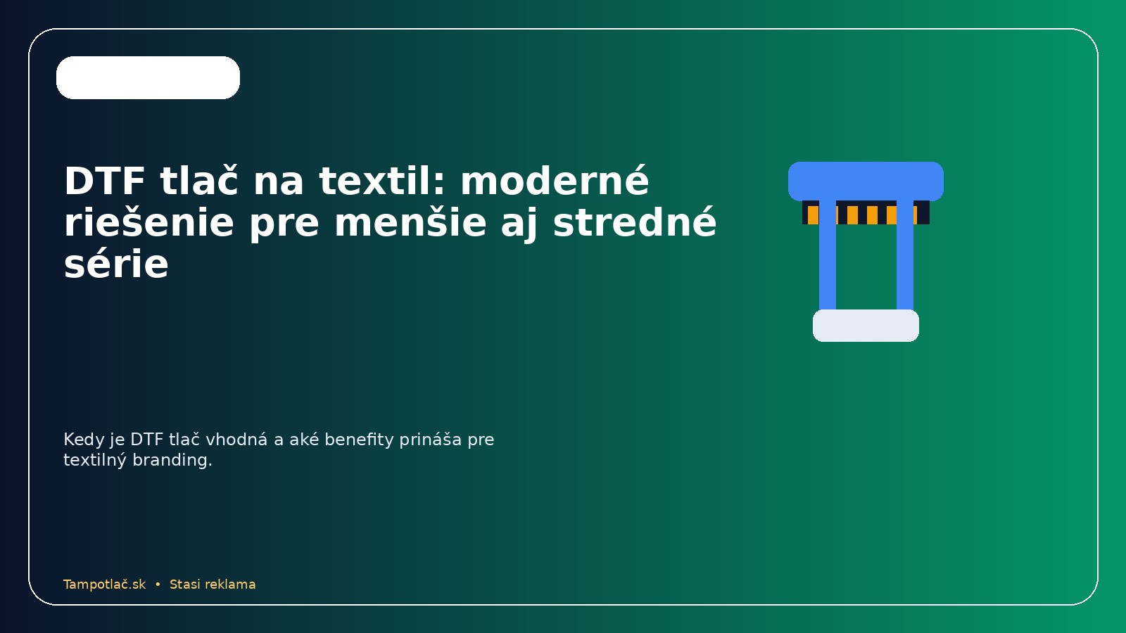 DTF tlač na textil: moderné riešenie pre menšie aj stredné série