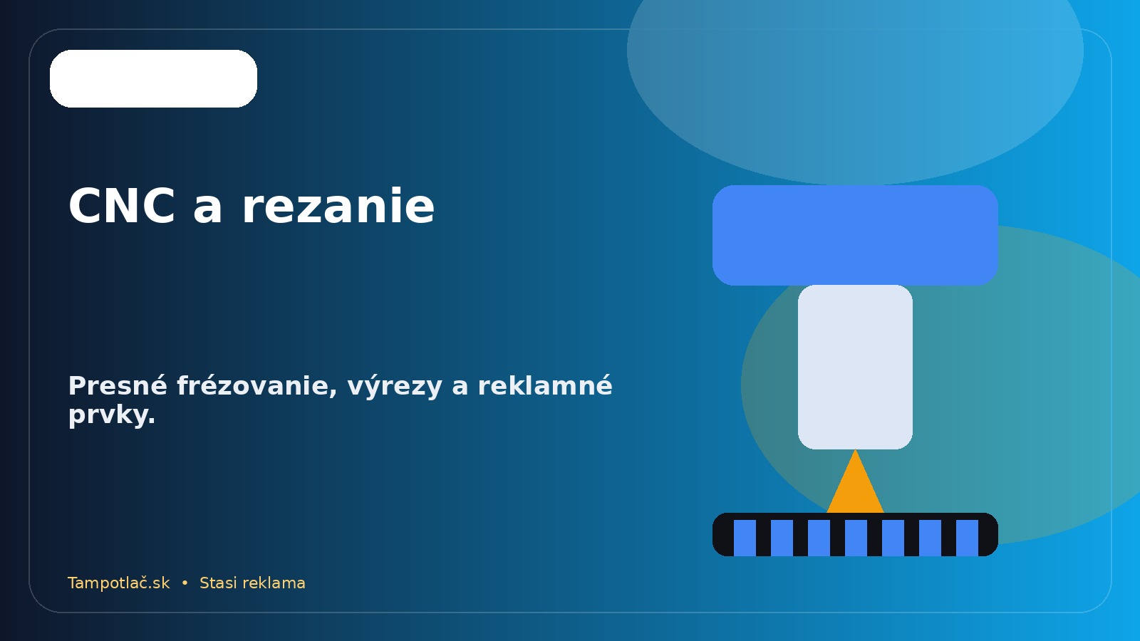 Ilustračný vizuál CNC výroby